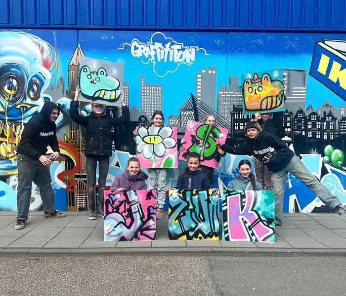 Graffiti kinderfeestje: een creatief en onvergetelijk feest voor kinderen